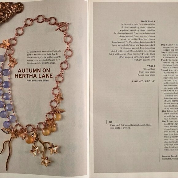 Stringing Magazine Fall 2007 100 Ideas For Making Fabulous Fall Jewelry - Picture 9 of 16